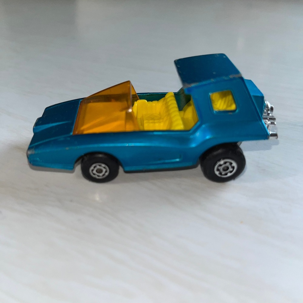 Matchbox Lesney SOOPA COOPA No. 37 Blue Diecast Car 1972 Made in England